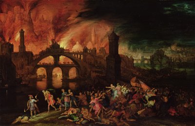 La destruction de Troie - Pieter Schoubroeck